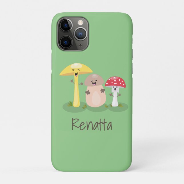 Niedlicher Kawaii-Pilzpilz Case-Mate iPhone Hülle (Rückseite)