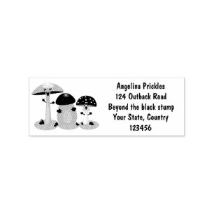 Niedlicher Kawaii-Pilzpilz Gummistempel