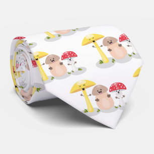 Niedlicher Kawaii-Pilzpilz Krawatte
