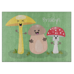 Niedlicher Kawaii-Pilzpilz Schneidebrett
