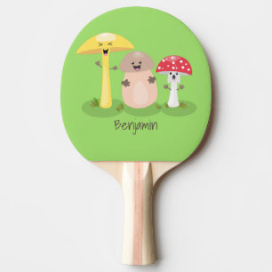 Niedlicher Kawaii-Pilzpilz Tischtennis Schläger
