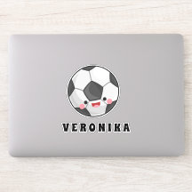 Niedlicher Kawaii Soccer Ball & Girls Name Girly S
