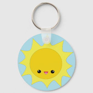 Niedlicher kawaii Sonnenschein-Schlüsselanhänger Schlüsselanhänger