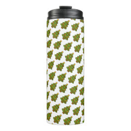 Niedlicher Kawaii Weihnachtsbaum Thermosbecher