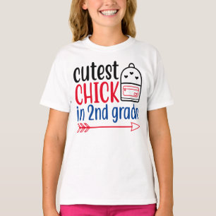 Niedlicher Kick in der zweiten Klasse Zurück zur S T-Shirt