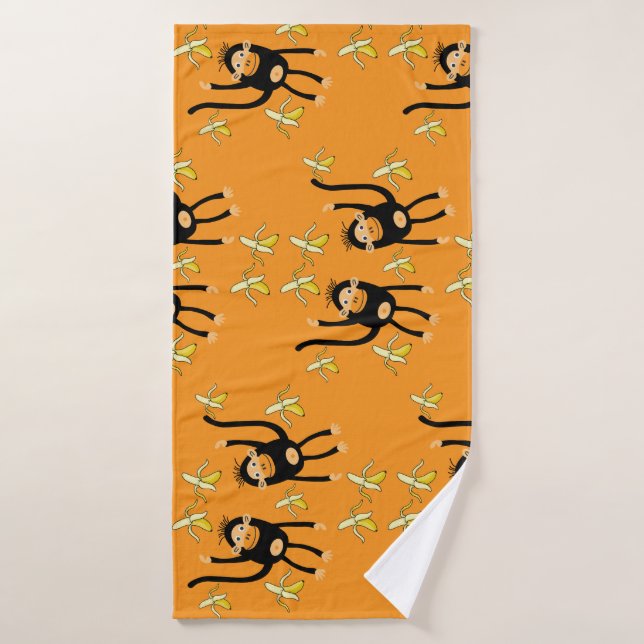 Niedlicher Kid Monkey Badehandtuch (Badehandtuch)