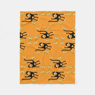 Niedlicher Kid Monkey Fleecedecke