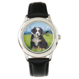 Niedlicher Kid's Berner Hund Personalisiert Armbanduhr