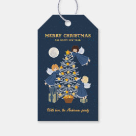 Niedlicher Kinderengelenbaum Geschenkanhänger
