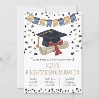 Niedlicher Kindergarten Einladung