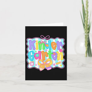 Niedlicher Kindergartenlehrer Leopard Coquette Pen Karte