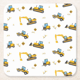 Niedlicher Kindergeburtstag für den  für das Muste Rechteckiger Pappuntersetzer