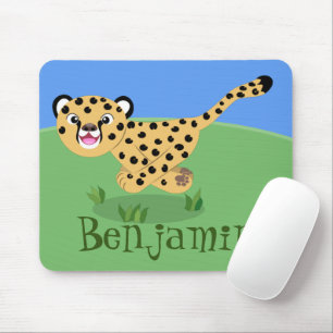 Niedlicher Kinderzettel mit Cartoon-Abbildung Mousepad