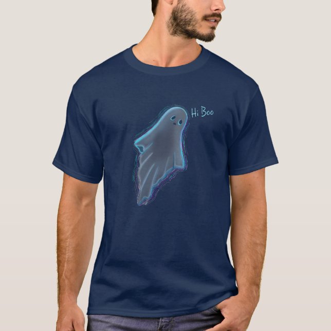 Niedlicher KiniArt Ghost-T - Shirt (Vorderseite)