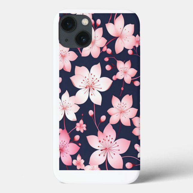 Niedlicher Kirschblossom Frühlingsblumen Blumenbau Case-Mate iPhone Hülle (Rückseite)