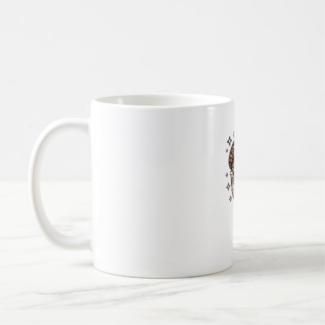 niedlicher klassischer T - Shirt Kaffeetasse (Links)