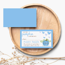 Niedlicher Kleine Pumpkin Babydusche Windelwanne Begleitkarte