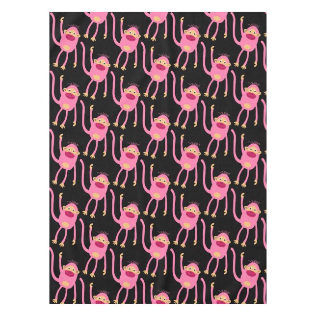 Niedlicher kleiner Affe Tischdecke (Vorderseite)