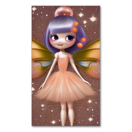 Niedlicher kleiner Atemberaubender Rendition Glitz Magnetische Visitenkarte
