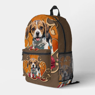 Niedlicher kleiner Beagle Bedruckter Rucksack