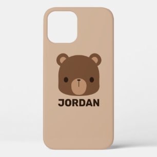 Niedlicher kleiner brauner Bär mit Personalisierte Case-Mate iPhone Hülle