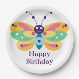 Niedlicher kleiner Bug Pappteller