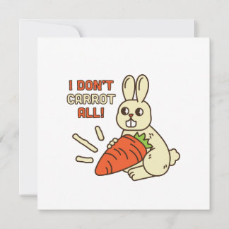 Niedlicher kleiner Bunny hält seine Karotte