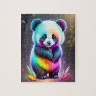 Niedlicher Kleiner Bunter Panda
