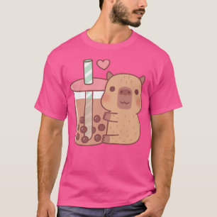 Niedlicher kleiner Capybara-Hugs-Bubble-Tee T-Shirt
