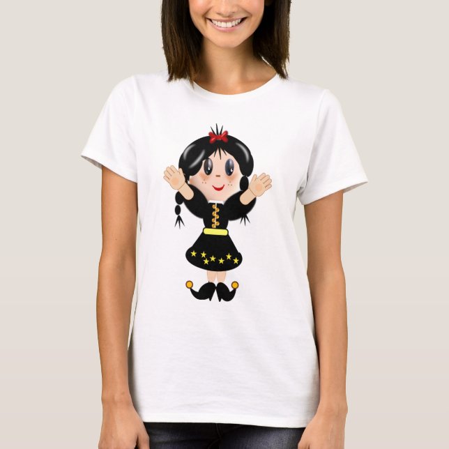 Niedlicher kleiner Cartoon T-Shirt (Vorderseite)