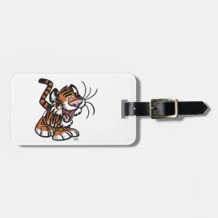 Niedlicher Kleiner Cartoon Tiger Gepäckträger Gepäckanhänger