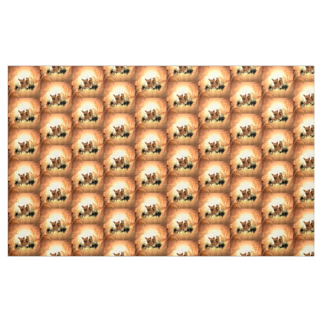 Niedlicher kleiner Chihuahua Stoff (Yard (91,4 cm))