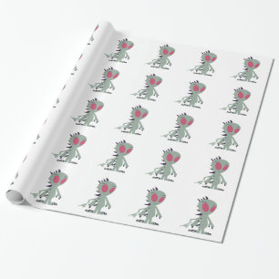 Niedlicher kleiner Chupacabra Geschenkpapier