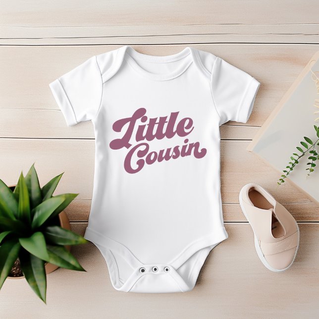 Niedlicher kleiner Cousin | Lila Matching Family Baby Strampler (Von Creator hochgeladen)