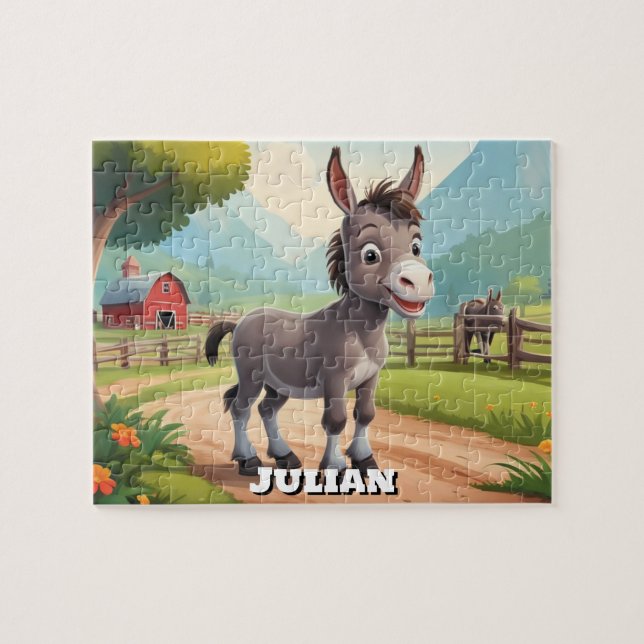 Niedlicher kleiner Donkey für die Landwirtschaft P (Horizontal)