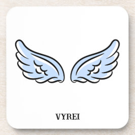 Niedlicher Kleiner Engel-Flügel Getränkeuntersetzer