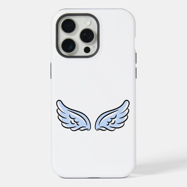 Niedlicher Kleiner Engel-Flügel iPhone 15 Pro Max Hülle (Rückseite)