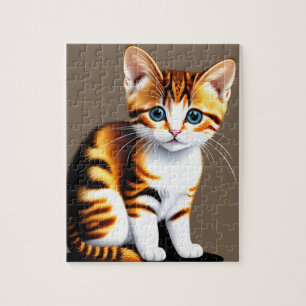 Niedlicher kleiner Fluffy Kitty, Katze