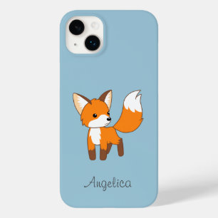 Niedlicher kleiner Fox auf blau Case-Mate iPhone 14 Plus Hülle