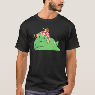Niedlicher kleiner Frosch Niedlicher Frosch mit Pi T-Shirt