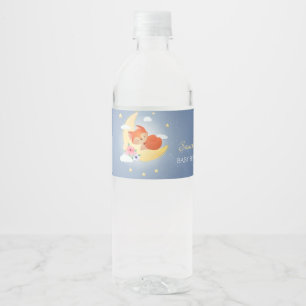 Niedlicher kleiner Fuchs auf der Mond-Babydusche