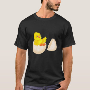 Niedlicher kleiner gelber Osterkichtenbruch T-Shirt