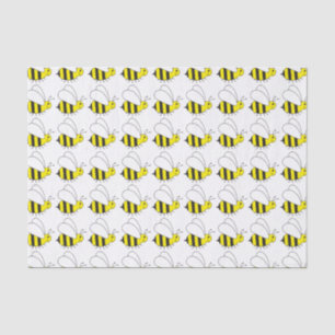 Niedlicher kleiner Hummel-Bienen-Cartoon Seidenpapier