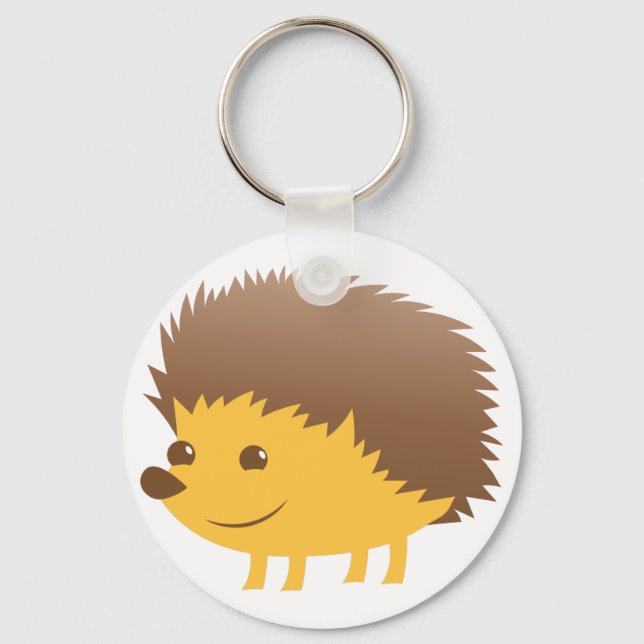 niedlicher kleiner Igel Schlüsselanhänger (Vorderseite)