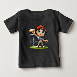 Niedlicher kleiner Junge Golfplatz Baby T-shirt