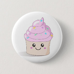 Niedlicher kleiner Kuchen Button