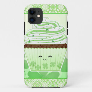 Niedlicher kleiner Kuchen kawaii St. Patricks Case-Mate iPhone Hülle