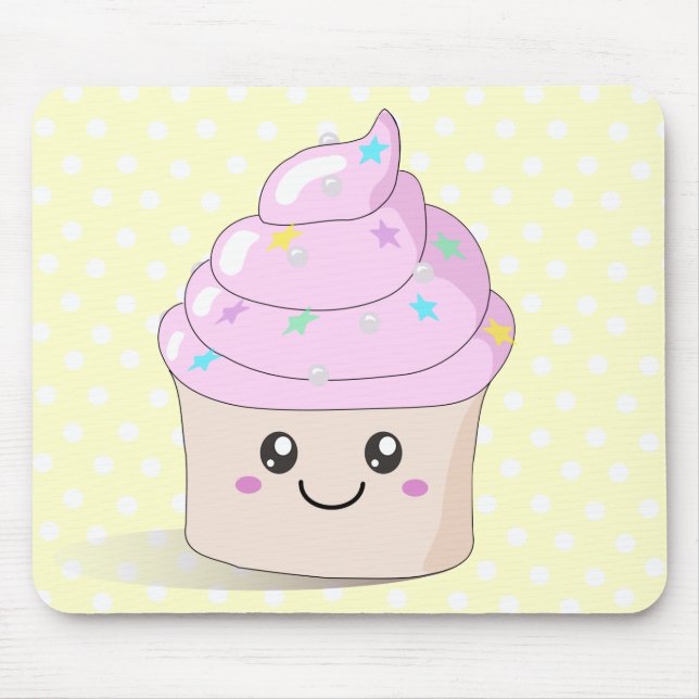 Niedlicher kleiner Kuchen Mousepad (Vorne)
