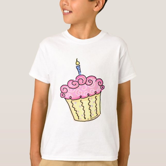 Niedlicher kleiner Kuchen T-Shirt (Vorderseite)