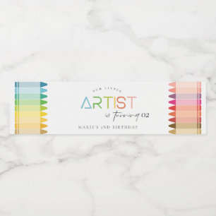 Niedlicher kleiner Künstler Crayon Regenbogen jede